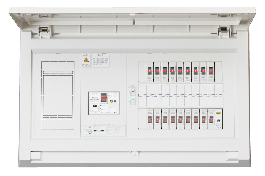 (LINEクーポン有)テンパール工業 MALG35181LA1 機能付住宅用分電盤 扉付 リミッタースペース付 50A 18+1 27,309円
