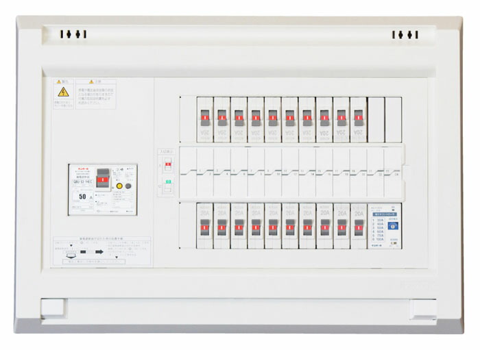 (LINEクーポン有)テンパール工業 YAG36122PC4 機能付住宅用分電盤 扉無し リミッタースペース無し 60A 12+2