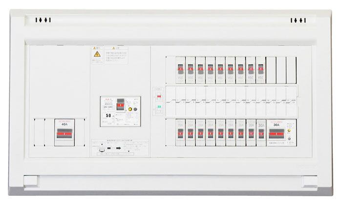 (LINEクーポン有)テンパール工業 YAG37223IT2B4 発電システム対応住宅盤 扉無し リミッタースペース無し 75A 22+3｜住設と電材の洛電マート