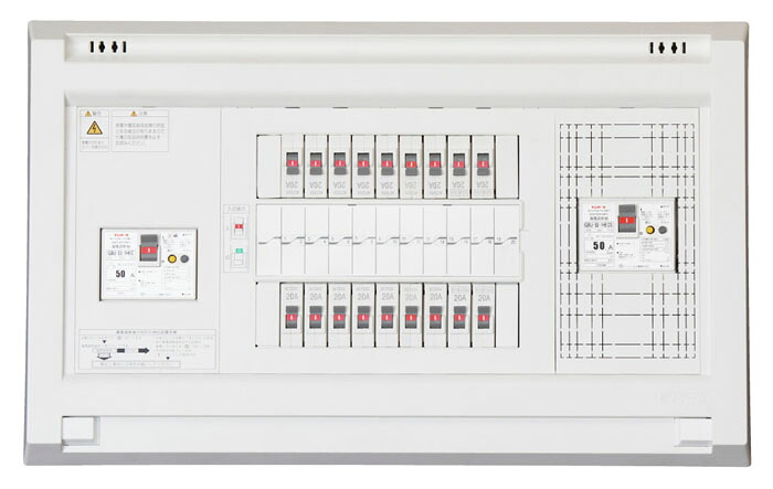(LINEクーポン有)テンパール工業 YAG37262T21 発電システム対応住宅盤 扉無し リミッタースペース無し 75A 26+2｜住設と電材の洛電マート
