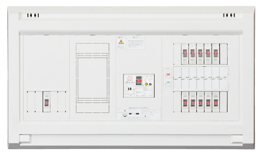 (LINEクーポン有)テンパール工業 YALG35182IB3 オール電化対応住宅盤 扉無し リミッタースペース付 50A 18+2