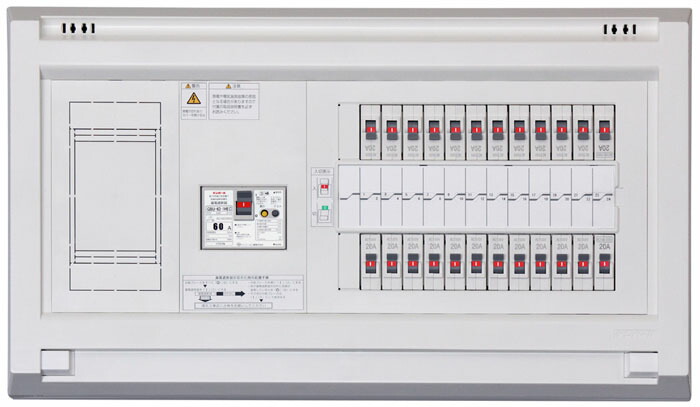 (LINEクーポン有)テンパール工業 YALG3618 スタンダード住宅用分電盤 リミッタースペース付 60A 1EX14 2EX4