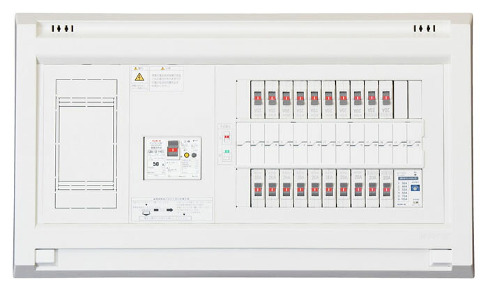(LINEクーポン有)テンパール工業 YALG36202PC4 機能付住宅用分電盤 扉無し リミッタースペース付 60A 20+2|住設と電材の洛電マート
