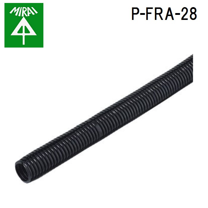 (LINEクーポン有)未来工業 P-FRA-28 パックンフレキ(ナイロンタイプ) 1巻 MIRAI
