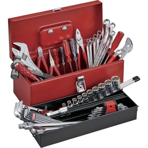 (LINEクーポン有)TONE TSA4120 整備用工具セット ツールセット 43pcs レッド トネ