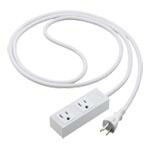 (LINEクーポン有)パナソニック WCHS2552MW SーOAタップ(接地15A形) (2コ口・マットホワイト5mコード付マグネット付 Panasonic