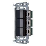 (LINEクーポン有)パナソニック WNSS50444B SOーSTYLE埋込SWセットスイッチE×3(マットブラック) Panasonic