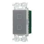 (LINEクーポン有)パナソニック WTY5902HK アドバンスSタッチスイッチ用ダブル子器マットグレー Panasonic