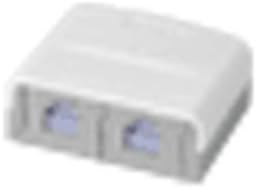 (LINEクーポン有)パナソニック NR3162 ぐっとすCAT5Eモジュラ(露出、2コ)エンハンスドCAT5 (5個セット) Panasonic