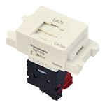 (LINEクーポン有)パナソニック WZ7519 情報モジュラジャック 組立 CAT6A埋込型 (20個セット) Panasonic|住設と電材の洛電マート