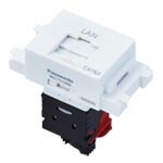 (LINEクーポン有)パナソニック WZ7519W 情報モジュラジャック 組立 CAT6A埋込型 ホワイト (20個セット) Panasonic|住設と電材の洛電マート