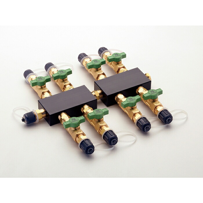 (LINEクーポン有)タスコ TA110V-32 回収用ヘッダ 3/8フレア 8分岐8バルブ TASCO