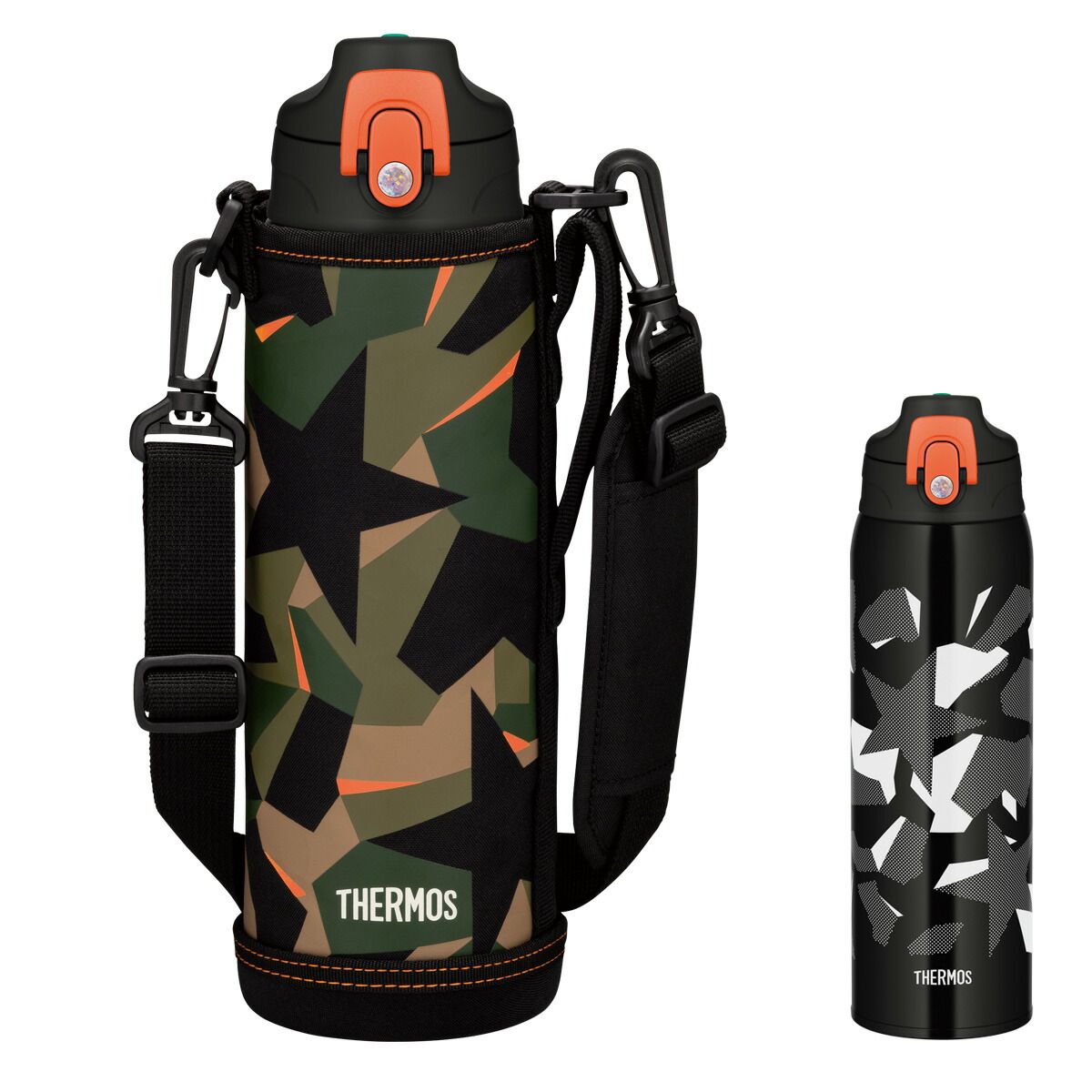 楽天市場 サーモス 水筒 コップ付き 真空断熱2wayボトル １l グリーンカモフラージュ Fjj 1000wf Thermos 2ウェイ 保温 保冷 ステンレス 子供 直飲み カップ こども キッズ スポーツ 生活雑貨マーケット マスト