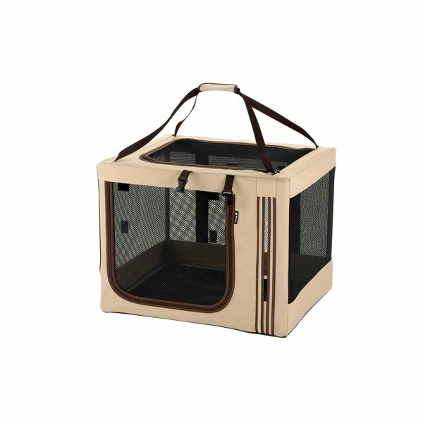 人気モデル 持ち運びに ドライブに 移動先3つの使い方ができるケージ ペット キャリーバッグ リッチェル たためる3wayペットケージ ブラウン 640 犬 猫 ペット ケージ 折りたたみ 大量入荷人気爆発