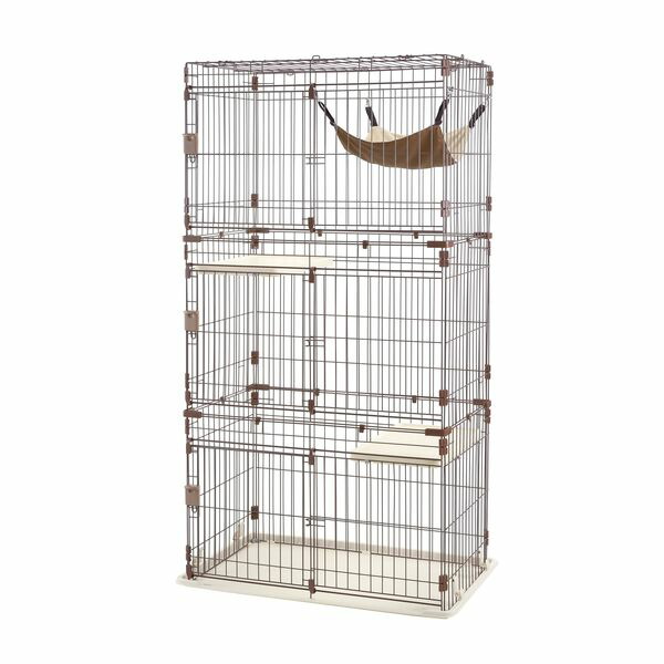 キャットケージ リラックスサークル Richell 猫用ケージ 3段ネコケージ リッチェル 猫用 サークル キャットケージ ケージ 3段 猫