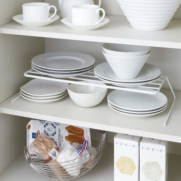 楽天市場】山崎実業 食器 収納 tower タワー ディッシュストレージ