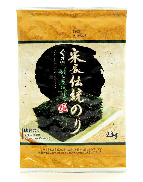 宋家の伝統のり 全形6枚入り 常温便／海苔 韓国海苔 味付のり