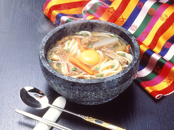 韓国うどん 10食セット（塩カルビスープ味×5食、ユッケジャンスープ味×5食）常温便・冷蔵便・冷凍便可 送料無料 業務用 韓国食品 韓国料理 韓国グルメ 旨辛 韓国麺 おとりよせ ギフト キムチでやせる