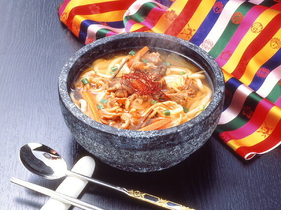 韓国うどん 10食セット（塩カルビスープ味×5食、ユッケジャンスープ味×5食）常温便・冷蔵便・冷凍便可 送料無料 業務用 韓国食品 韓国料理 韓国グルメ 旨辛 韓国麺 おとりよせ ギフト キムチでやせる
