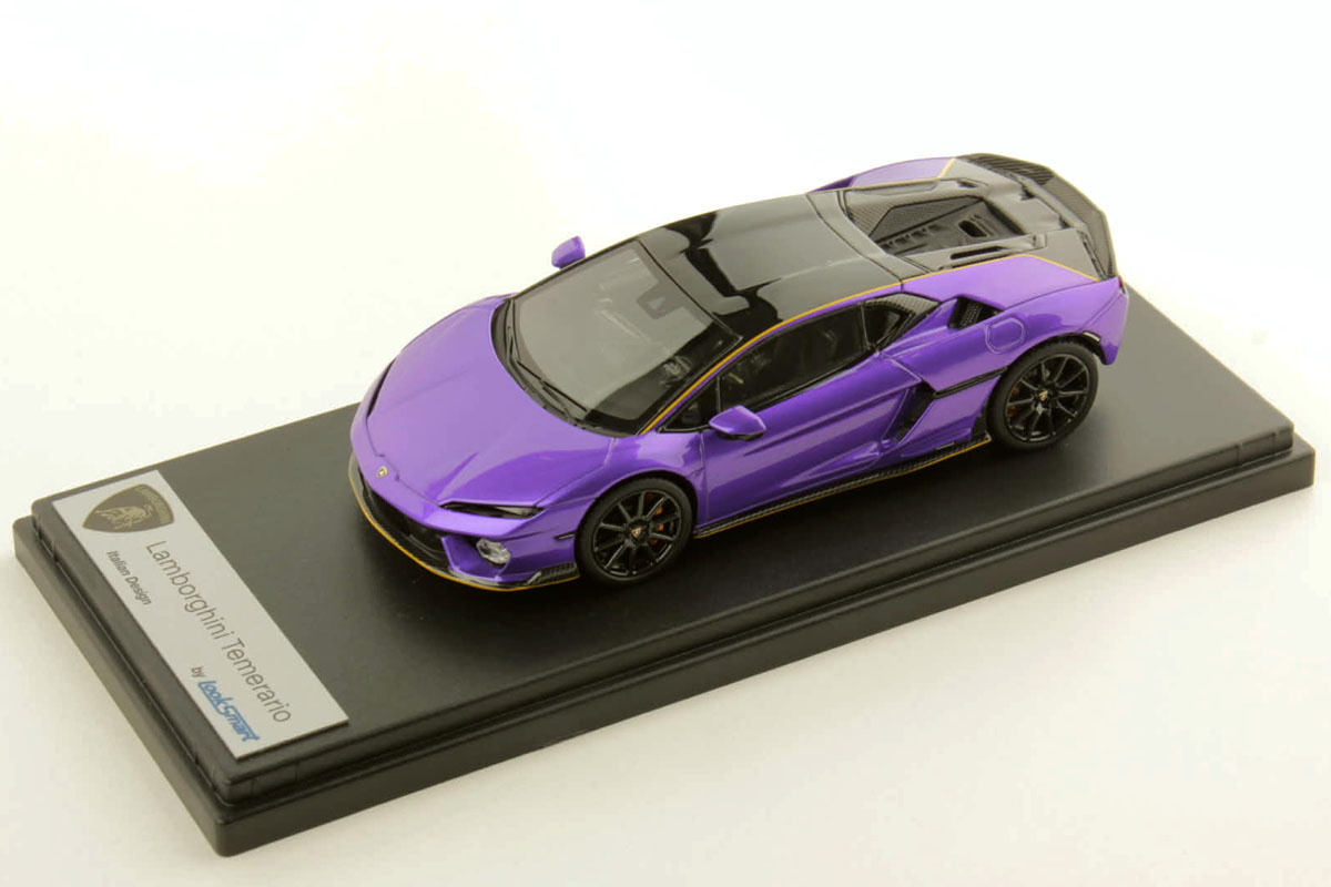 LOOKSMART(ルックスマート) 1/43完成品 LS555F ランボルギーニ テメラリオ アレジェリータ パッケージ ヴィオラパシファエ|ラクーンオート 店