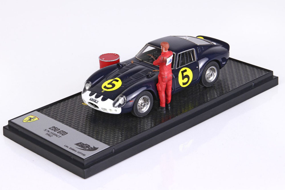 BBR 1/43完成品 BBRC269OFF フェラーリ 250 GTO 1962 S/N 3589GT（フィギュア付き） 限定130台｜ラクーンオート 店
