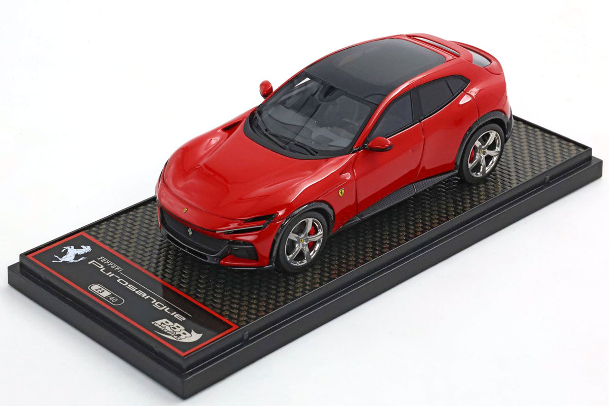 新品 希少！1/43 BBR 新型 フェラーリ ローマ ロッソコルサ レッド