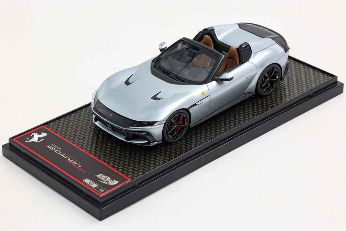 BBR 1/43完成品 BBRC300D フェラーリ 12チリンドリ スパイダー グリジオチタニオ 限定50台|ラクーンオート 店