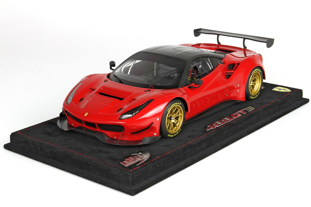 特別セール品】 BBR 1 18完成品 P18123CF フェラーリ 488GT3 Rosso