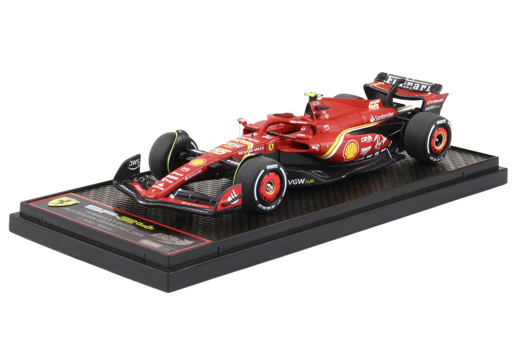 BBR 1/43完成品 BBRC295B フェラーリ SF-24 オーストラリアGP 2024 C.サインツ ウィナー 限定299台|ラクーンオート 店