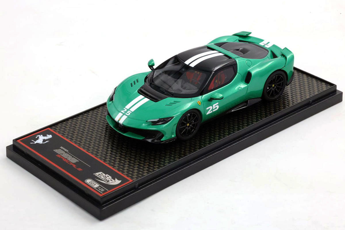 BBR 1/43完成品 BBRC323A フェラーリ 296 スペチアーレ ヴェルデニュルブルグリンク 限定126台｜ラクーンオート 店
