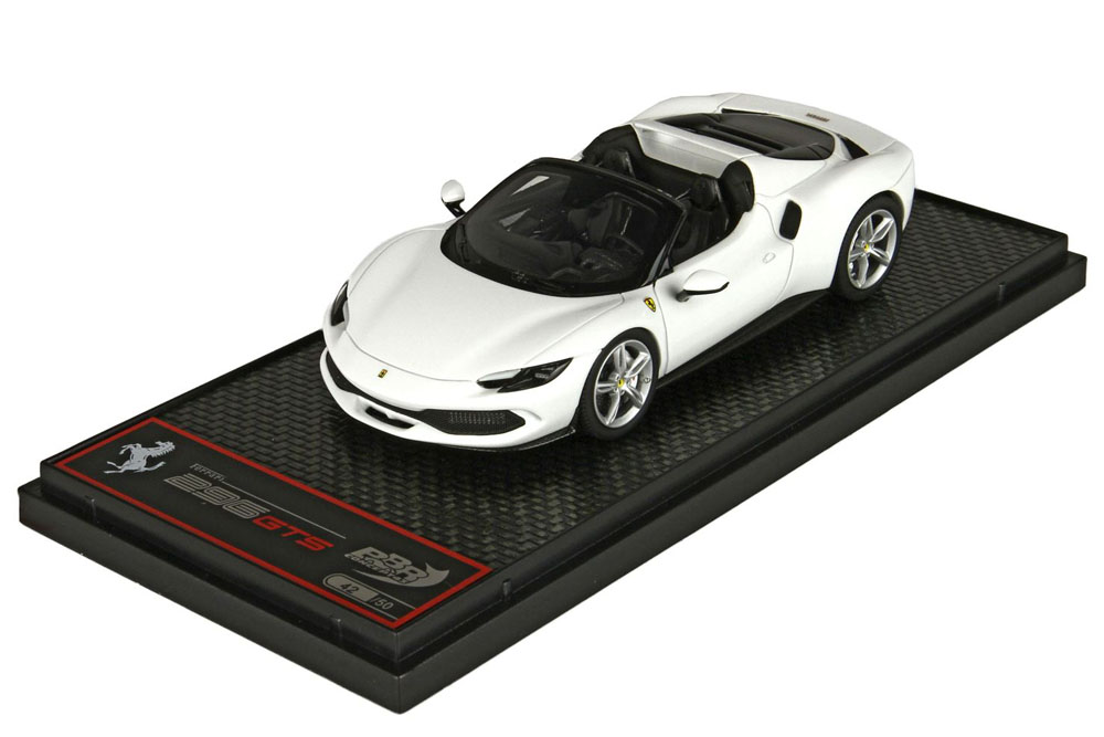 BBR 1/43完成品 BBRC268B2 フェラーリ 296GTS ビアンコセルビノ 限定50台|ラクーンオート 店