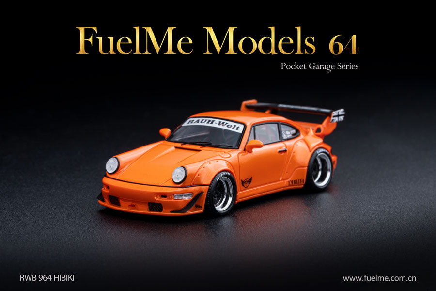 大流行中！ ベグリフ Models オレンジ ラウヴェルト 64 RWB FM64002-RWB-964-09 964 Fuelme HIBIKI 1  プラモデル・模型