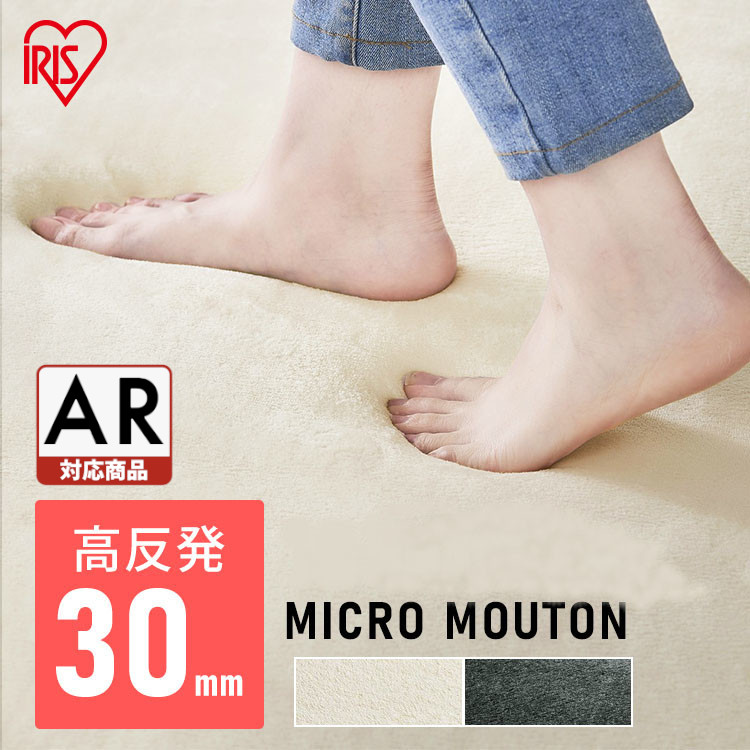 楽天市場】ラ・クッションラグ マイクロムートンタイプ ACRM-1818