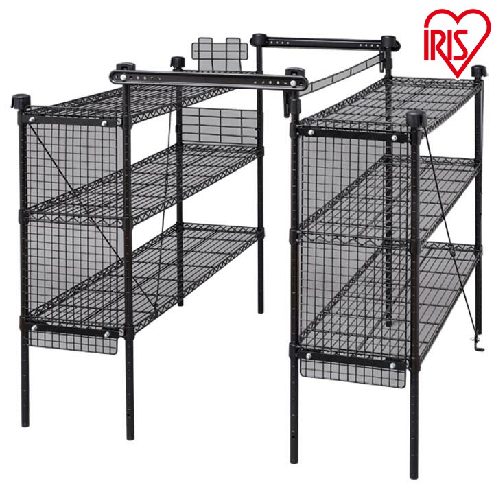 【ほぼ全品P10倍★7/23 23:59迄】職人の車載ラック WSR-1412A ブラック|収納・家具・寝具の収納宅配館