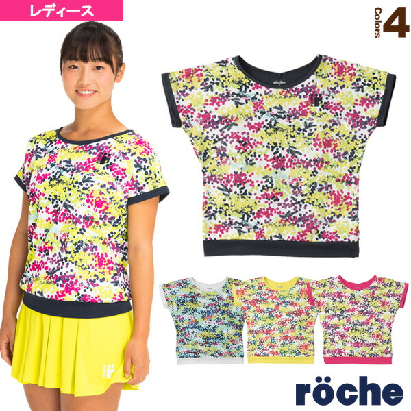 楽天市場】[ローチェ（roche） テニス・バドミントン ウェア（レディース）]Tシャツ／レディース（R9S47T） : ラケットプラザ