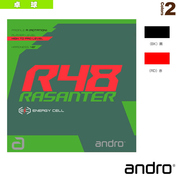【楽天市場】アンドロ 卓球ラバー ラザンターアール48 RASANTER R48 112280：ラケットプラザ