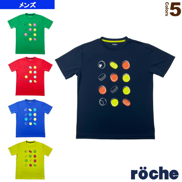 楽天市場】[ローチェ（roche） テニス・バドミントン ウェア（メンズ/ユニ）]モンチッチroche コラボユニTシャツ／ユニセックス（M0065）  : ラケットプラザ