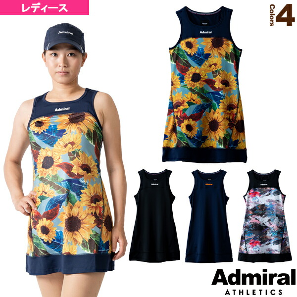 テニス バドミントン その他 ウェア レディース バイカラーノースリーブワンピース レディース Atla105 ラケットプラザ テニス アドミラル Admiral