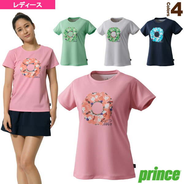 楽天市場】[プリンス テニス・バドミントン ウェア（レディース）]Tシャツ／レディース（WS2062） : ラケットプラザ