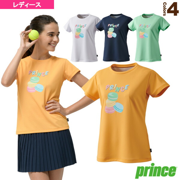 楽天市場】[プリンス テニス・バドミントン ウェア（レディース）]Tシャツ／レディース（WS2062） : ラケットプラザ