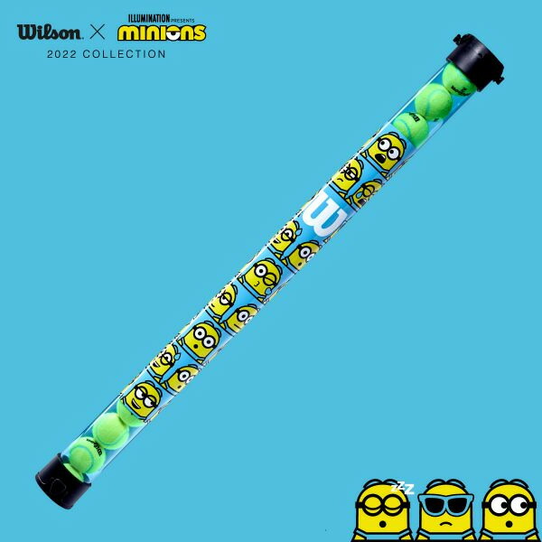 ウィルソン テニス アクセサリ・小物]ミニオンズボールチューブ／MINIONS BALL TUBE／ボール18個収容可（WR8414601001）  テニス | windowmaker.com
