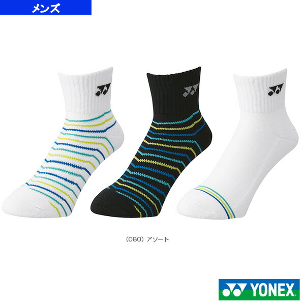 本格派ま！ ヨネックス YONEX レディース スニーカーイン3足組ソックス テニス バドミントン ソックス 29179Y-080  somaticaeducar.com.br