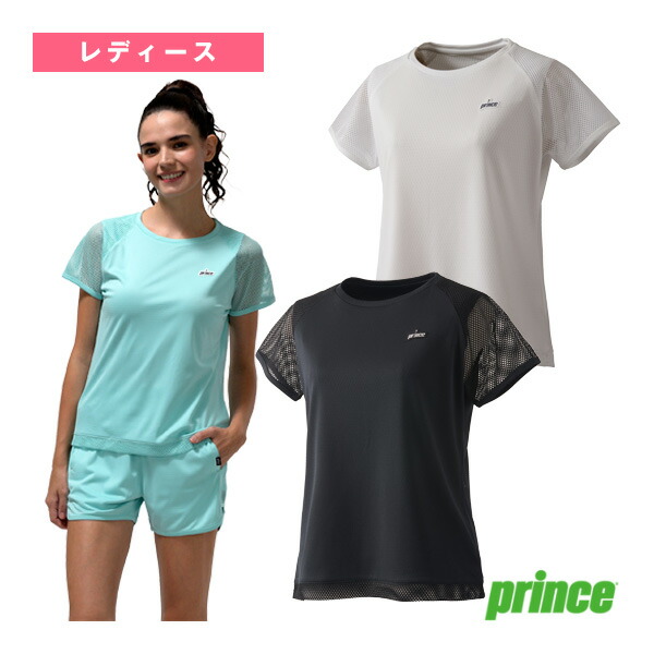 Prince - Prince プリンス Tシャツ ブラック L テニスウェア 黒 ゲームシャツ プリンス(PRINCE) テニスウェア ゲームシャツ Lゲームシャツ