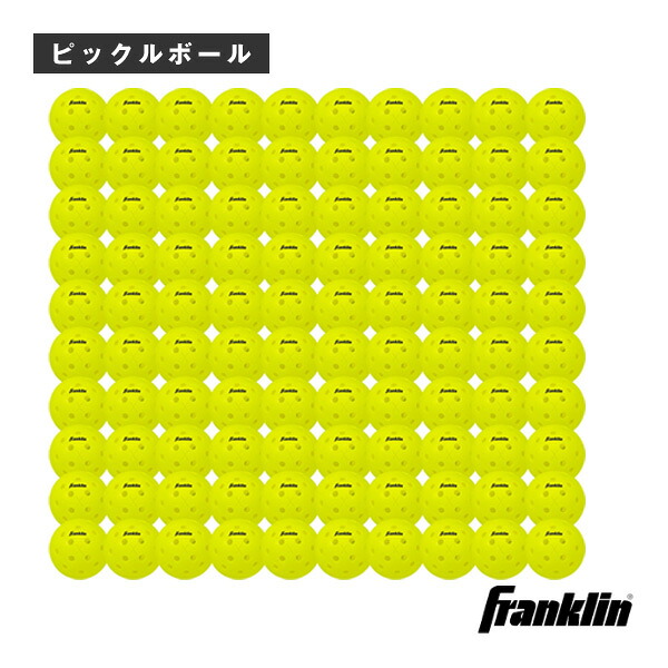 フランクリン ピックルボールボール アウトドア用ボール100球入 X-40 OUTDOOR PICKLEBALLS 100 Pack Box 52843X ｜ラケットプラザ