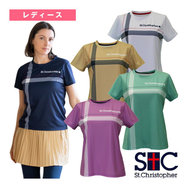 【美品】St. Christopher テニスウェア セット 紫 Lサイズ 美品】St. Christopher テニスウェア セット 紫 Lサイズ 美品