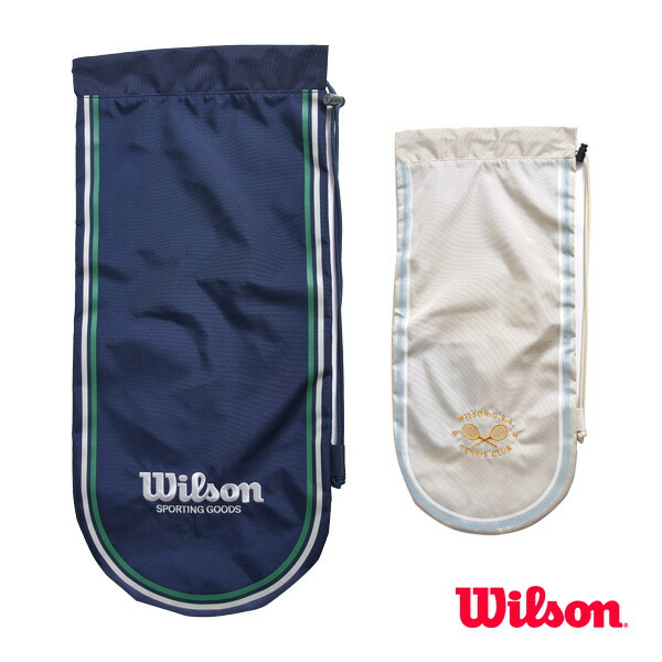 Wilson ラケット　ラケットバック　ラケットソフトカバー レガシー ラケット ソフトカバー - ネイビー／グリーン by
