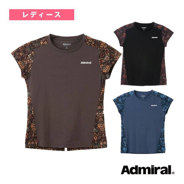 新品未使用　Admiral　レディスシャツ　ATLA550 ブラウン　M サイドフレアアソートグラフィックTEE ATLA550 – ADMIRAL