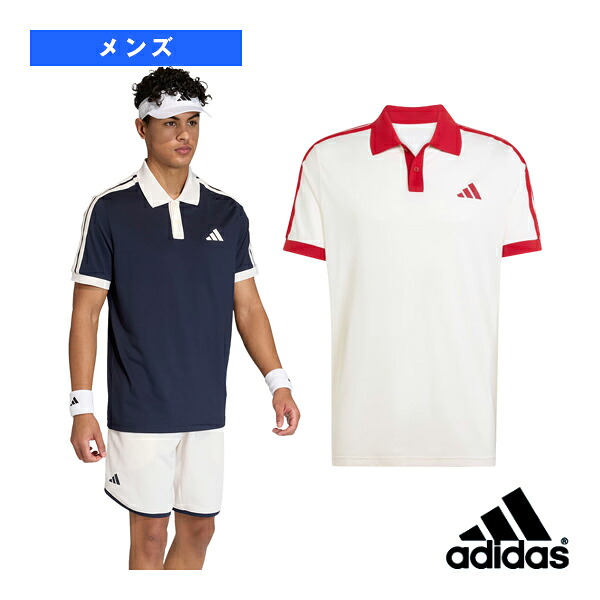 アディダス テニスウェア（メンズ/ユニ） テニスヘリテージ半袖ポロシャツ TENNIS ヘリテージ S／S ポロシャツ メンズ CU591