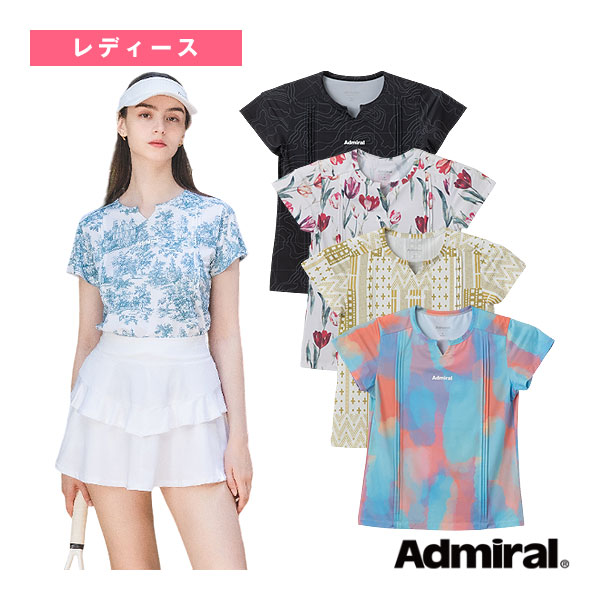 アドミラル(Admiral) テニスウェア(レディース) ピンタックフルグラフィックTシャツ レディース ATLA601