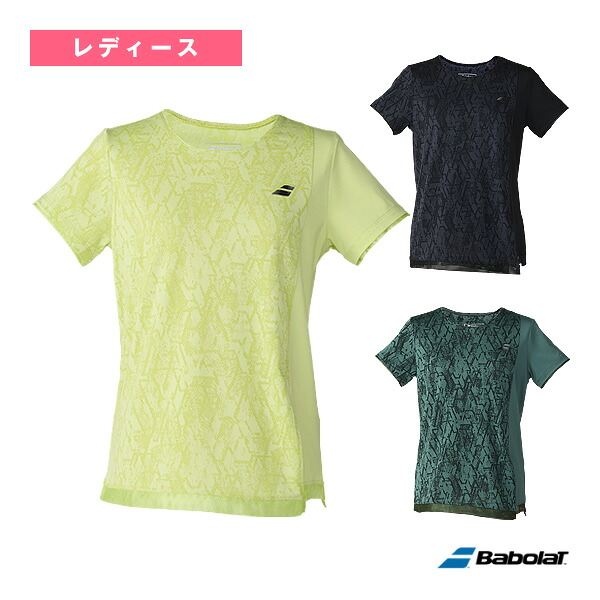 バボラ テニスウェア（レディース） プレイレンジ 半袖シャツ PLAY SHORT SLEEVE SHIRT レディース BWG6370 ｜ラケットプラザ
